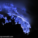 Illustration for article titled Spectacular blue lava flows at this Indonesian volcano